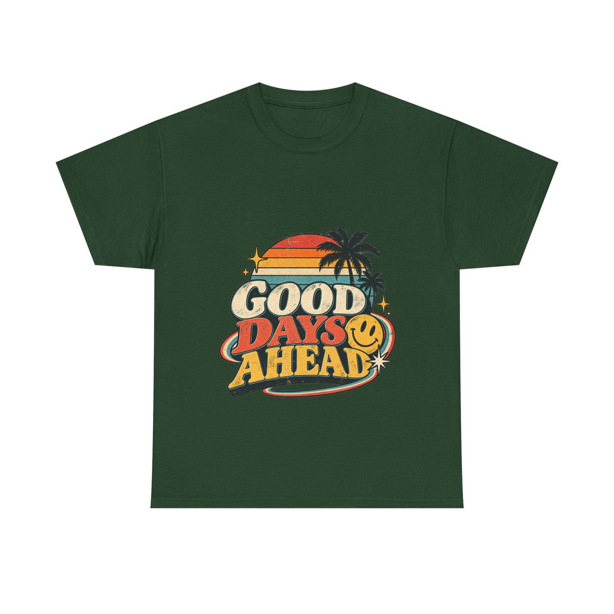 Camiseta Good Days Ahead | Retro unisex
