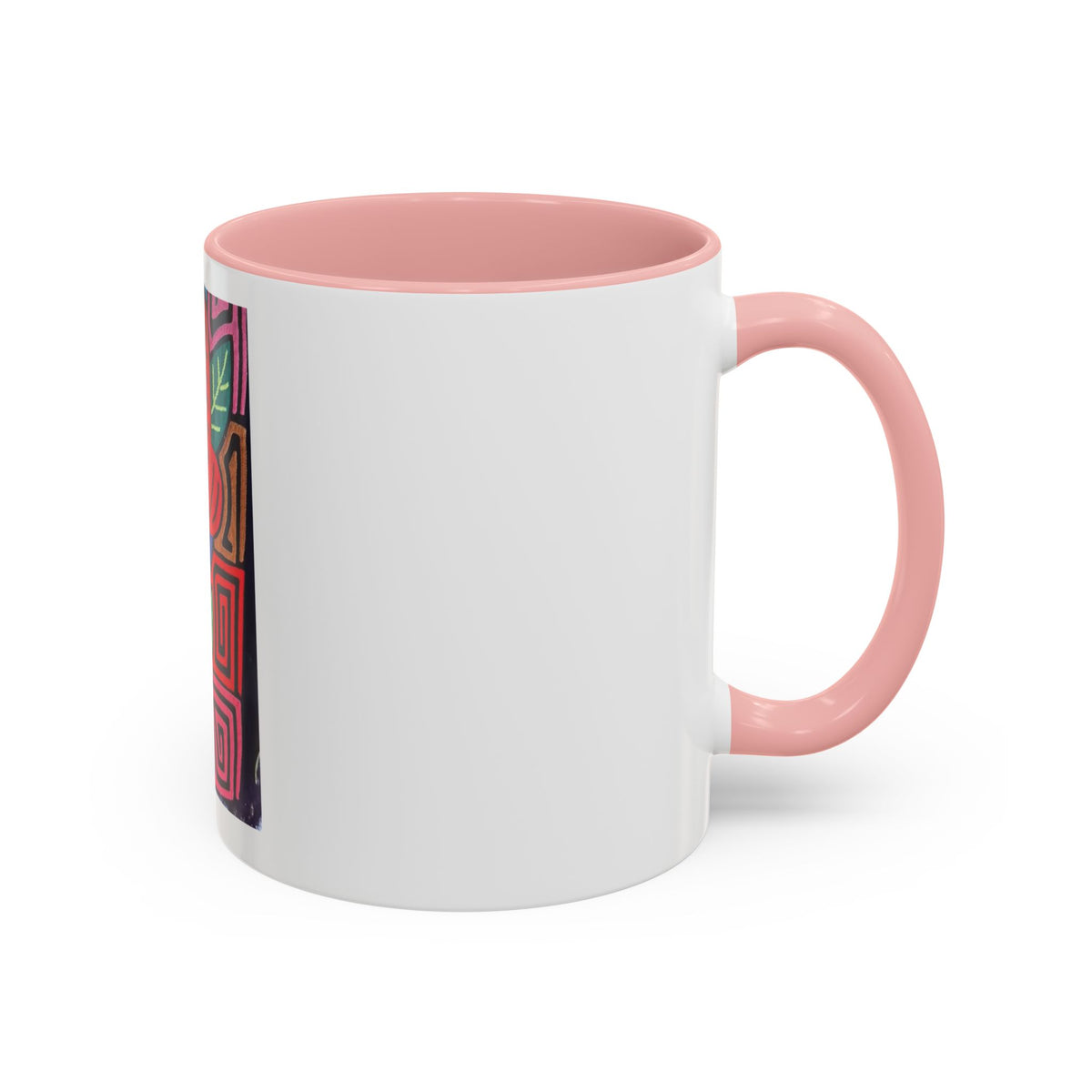 Tropical Parrot Accent Coffee Mug — Colorful Floral Bird Art (11/15oz)