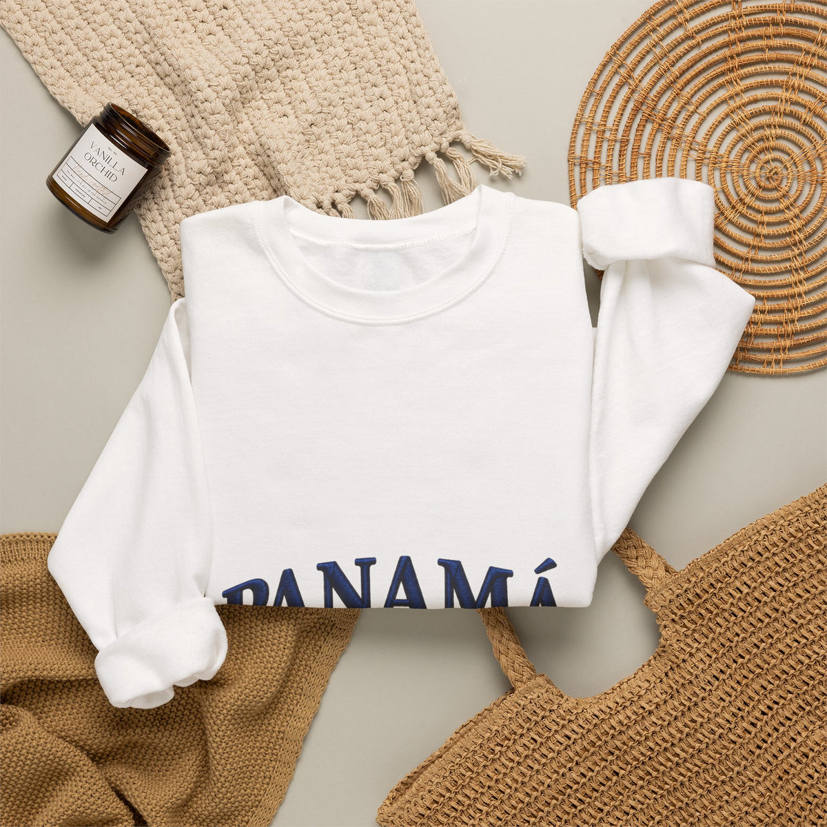 Panamá Patria Mía Crewneck Sweatshirt