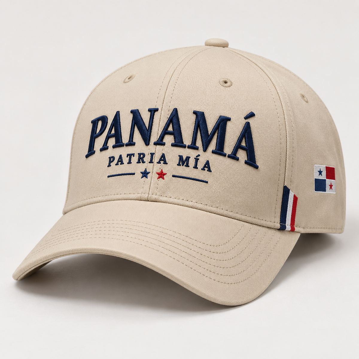 Panamá Patria Mía Embroidered Two-Tone Cap — Panama Pride Baseball Hat