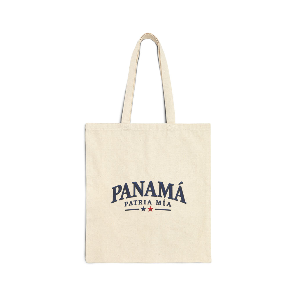 Panamá Patria Mía Canvas Tote Bag — Panama Pride Cotton Shopper