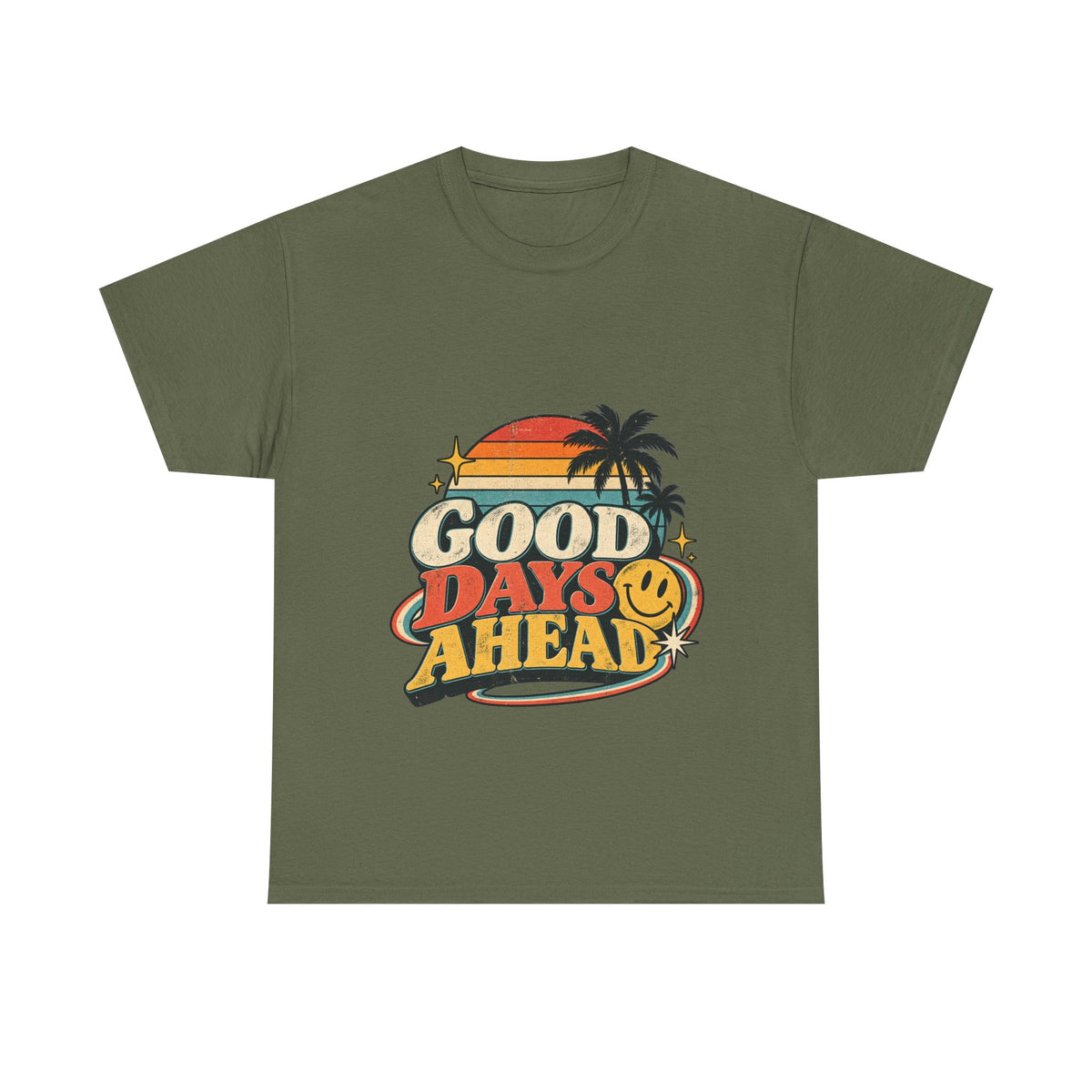 Camiseta Good Days Ahead | Retro unisex
