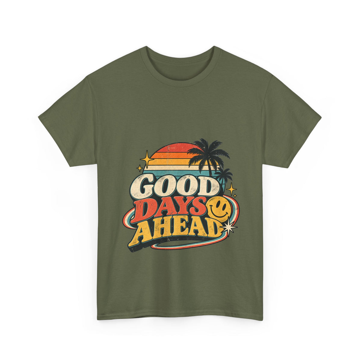 Camiseta Good Days Ahead | Retro unisex